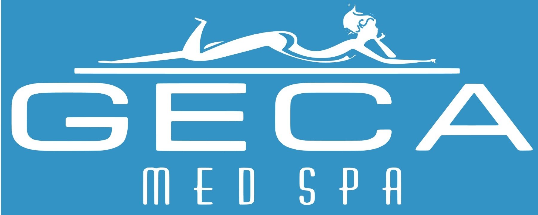 Stylized logo designed for Geca Med Spa